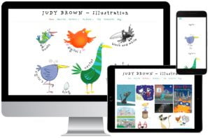 Judy Brown, freelance illustrator website